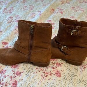 COACH suede ankle boots sz 10 worn once